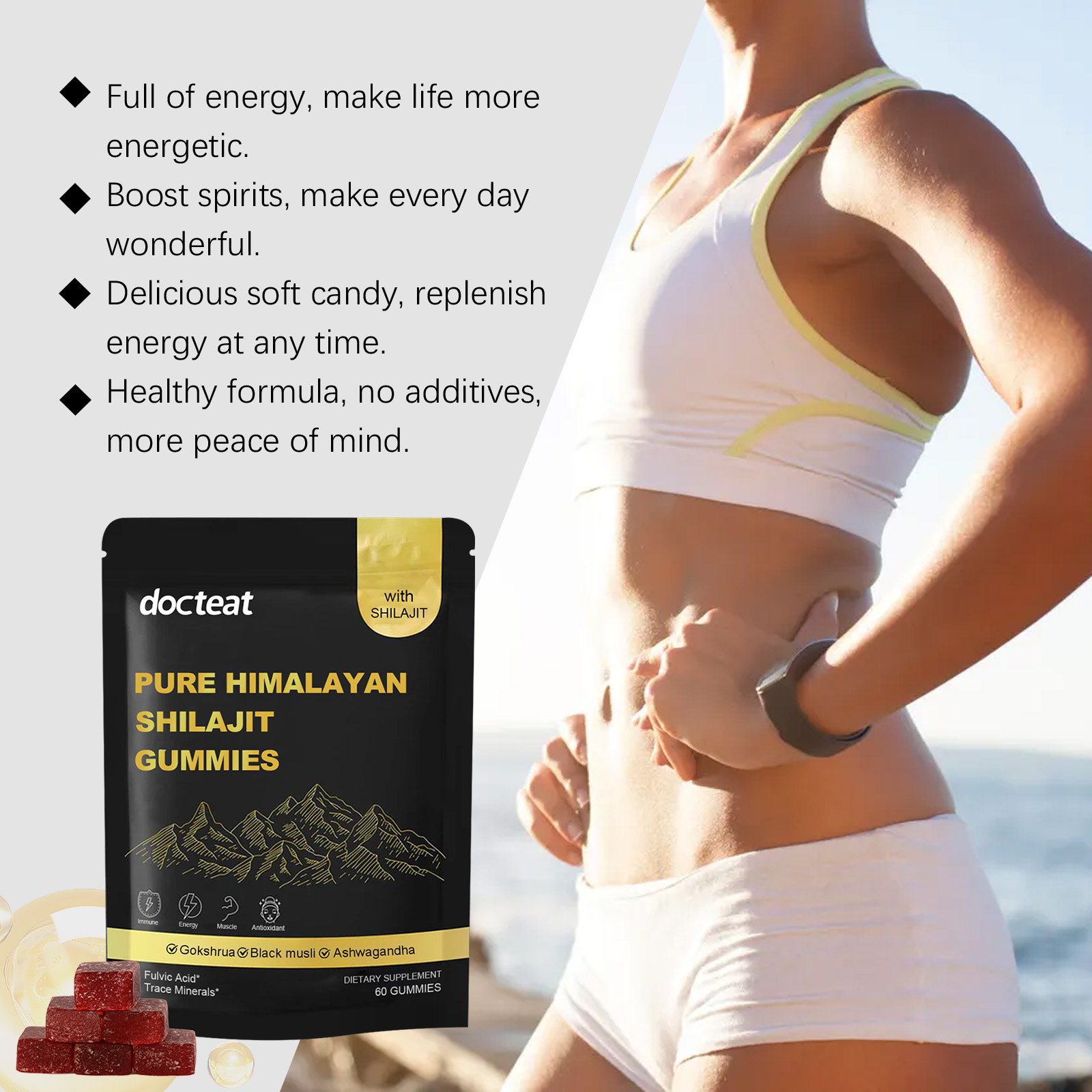 Pure Himalayan Shilajit Gummies product detail 5